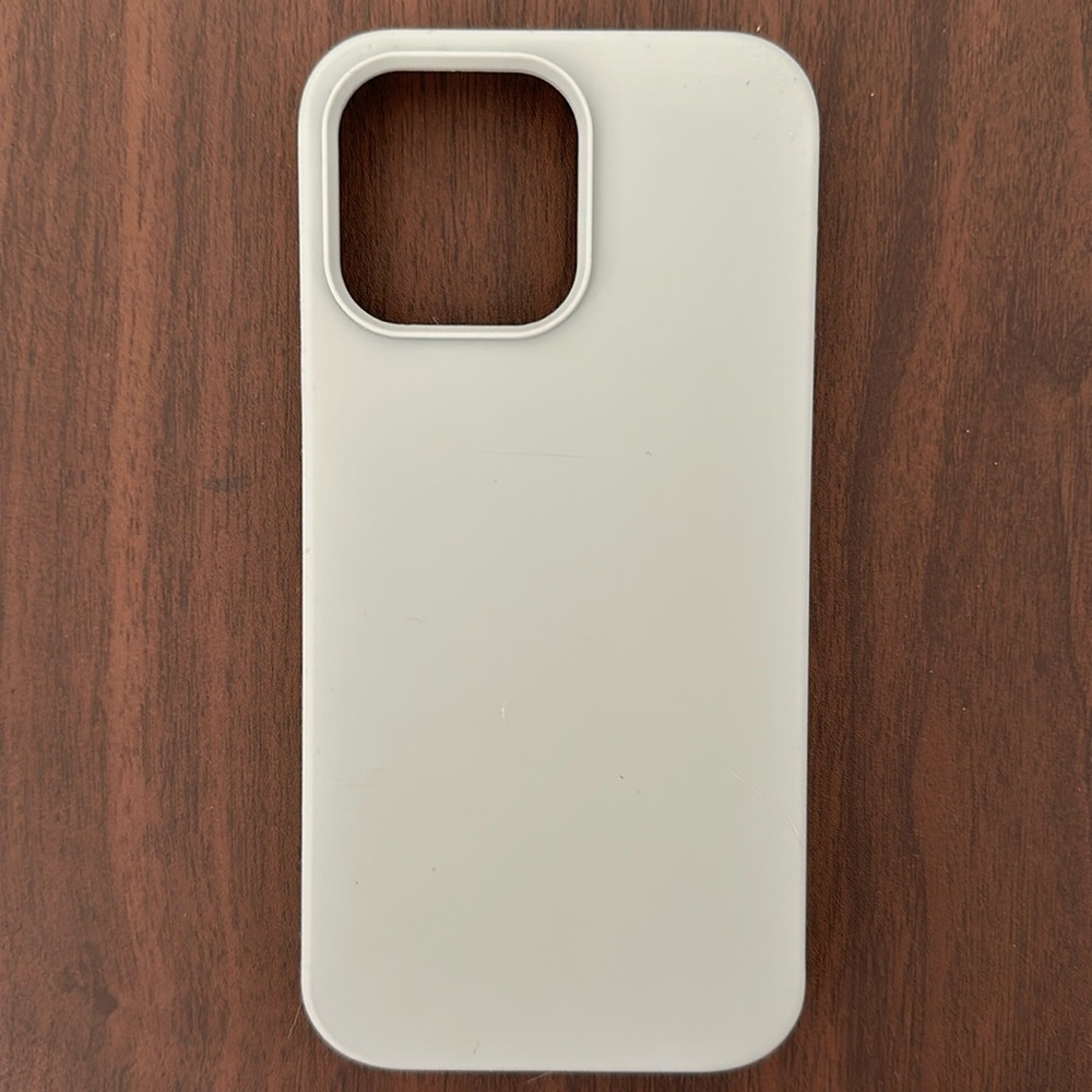 iPhone 14 pro max case (matte mint-soft shell)